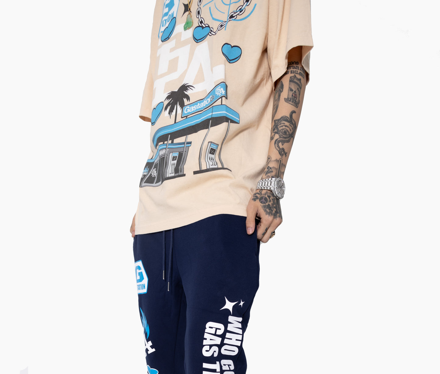 GLA staple Tee (beige)