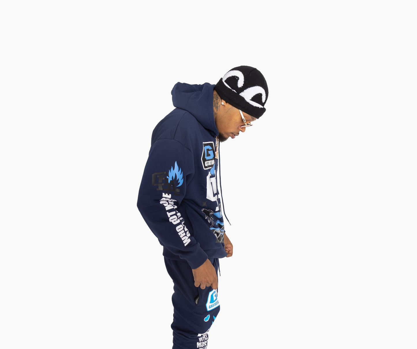 GLA staple Hoodie (navy)